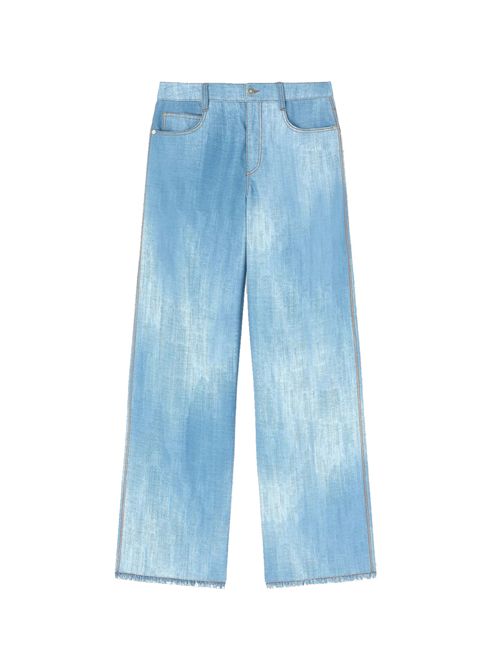 Jeans print trousers ERMANNO SCERVINO | D487P367TEEMYS4217